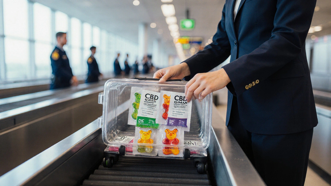Může TSA zabavit moje CBD gummies?