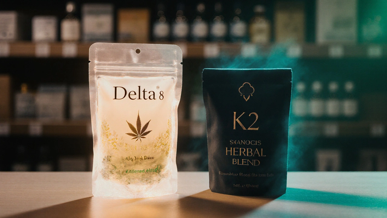 Je delta 8 stejné jako K2? Porovnání účinků, bezpečnosti a právního statusu