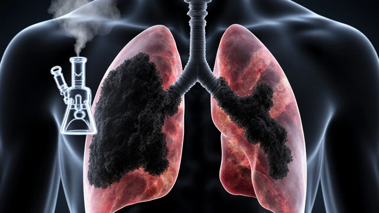 Je poškození plic z bongu trvalé?