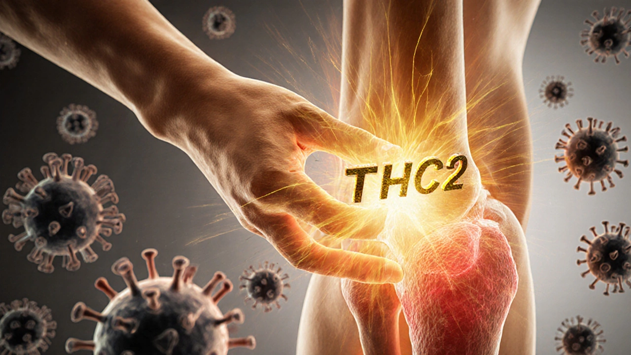 THCV snižuje zánět aktivací CB2 receptorů