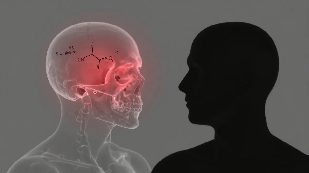 Lidská silueta s aktivovanými a neaktivními kanabinoidními receptory.