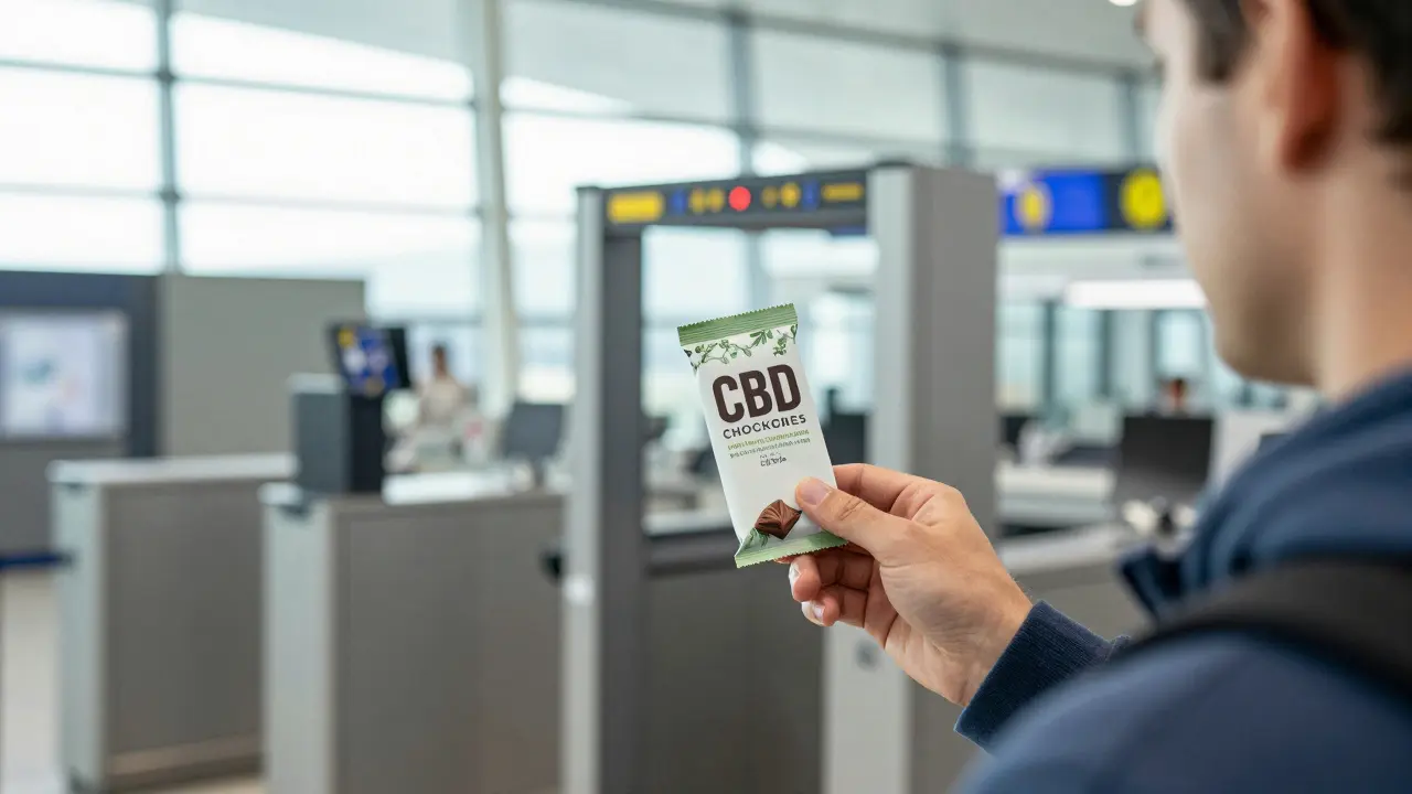 Můžete si na letadlo vzít edibily s CBD v roce 2026?