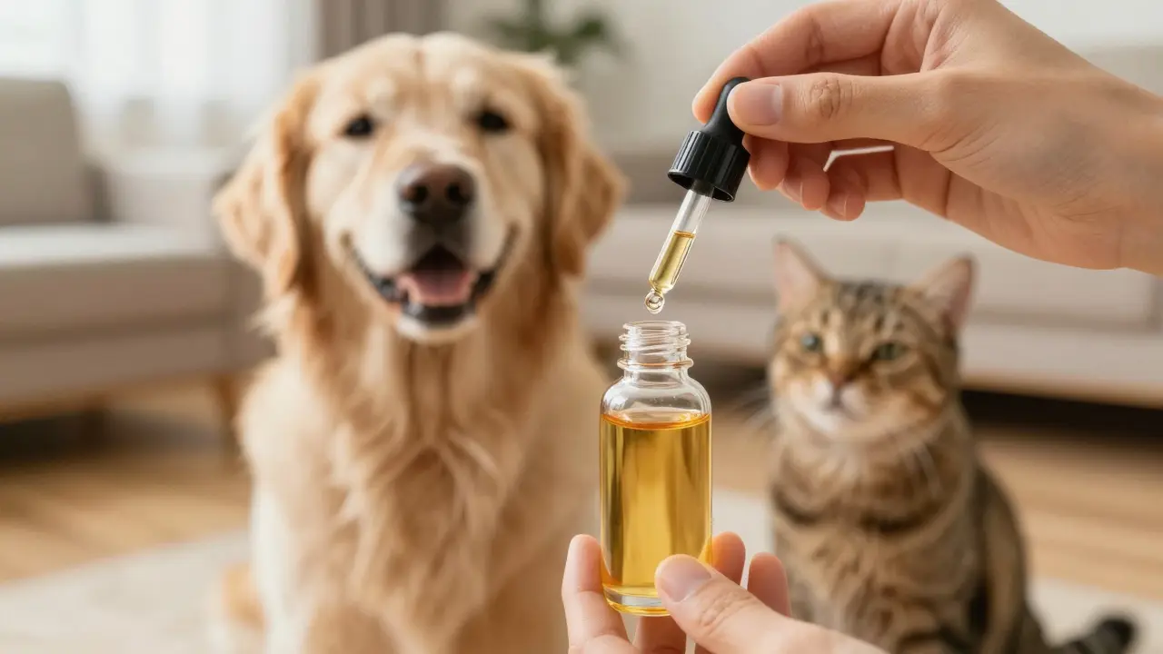 Kolik kapek CBD dát psovi nebo kočce? Přesný výpočet dávky pro domácí mazlíčky