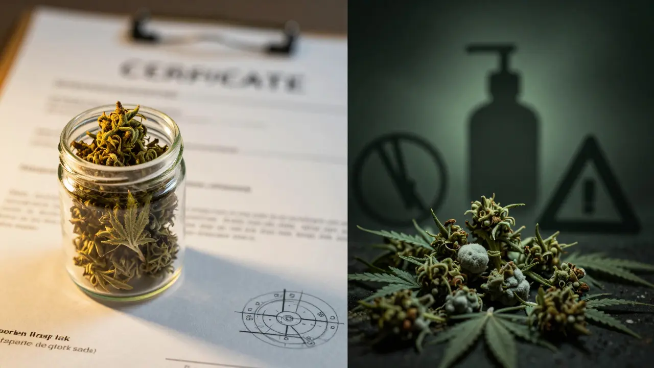 Kontrast mezi kvalitním CBD a kontaminovanými produkty