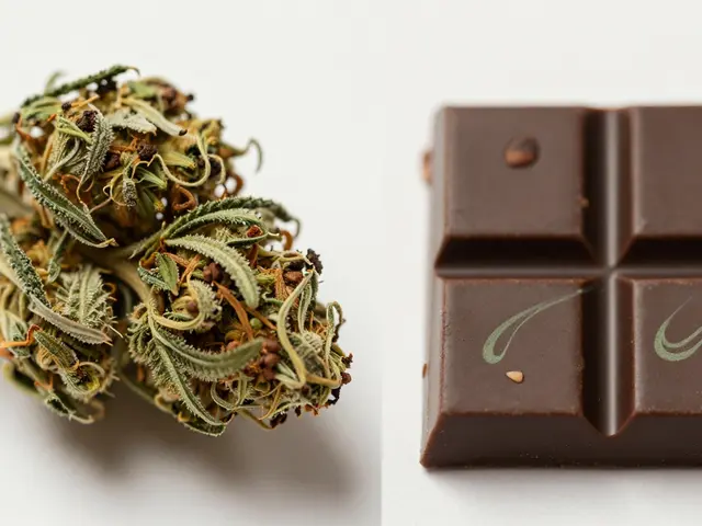 Edibles versus bud: Co je pro zdraví lepší? Porovnání konopných čokolád a sušeného květu