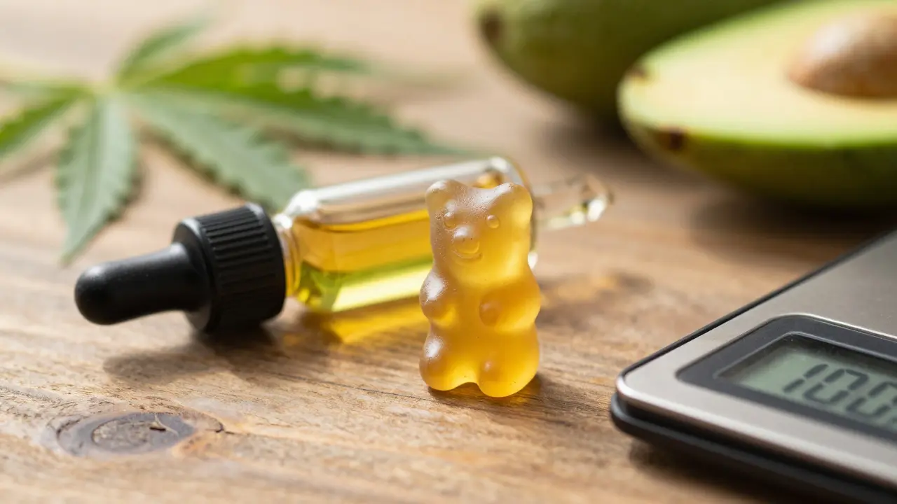 Jak silný je CBD guma s 100 mg? Účinky, dávkování a co očekávat