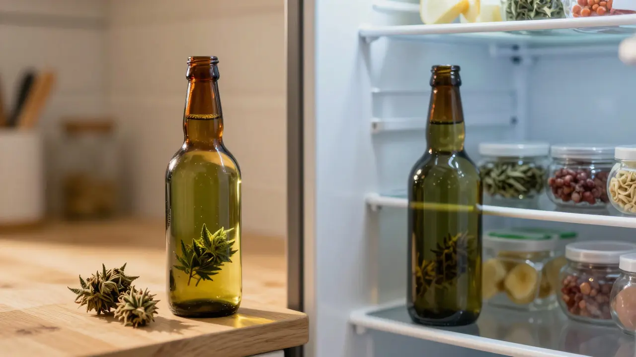 Je třeba infuzovaný alkohol (např. konopné víno) skladovat v lednici? Kompletní průvodce