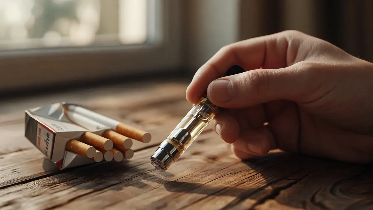 Jak se 5% CBD vape srovnává s cigaretou? Průvodce pro začátečníky