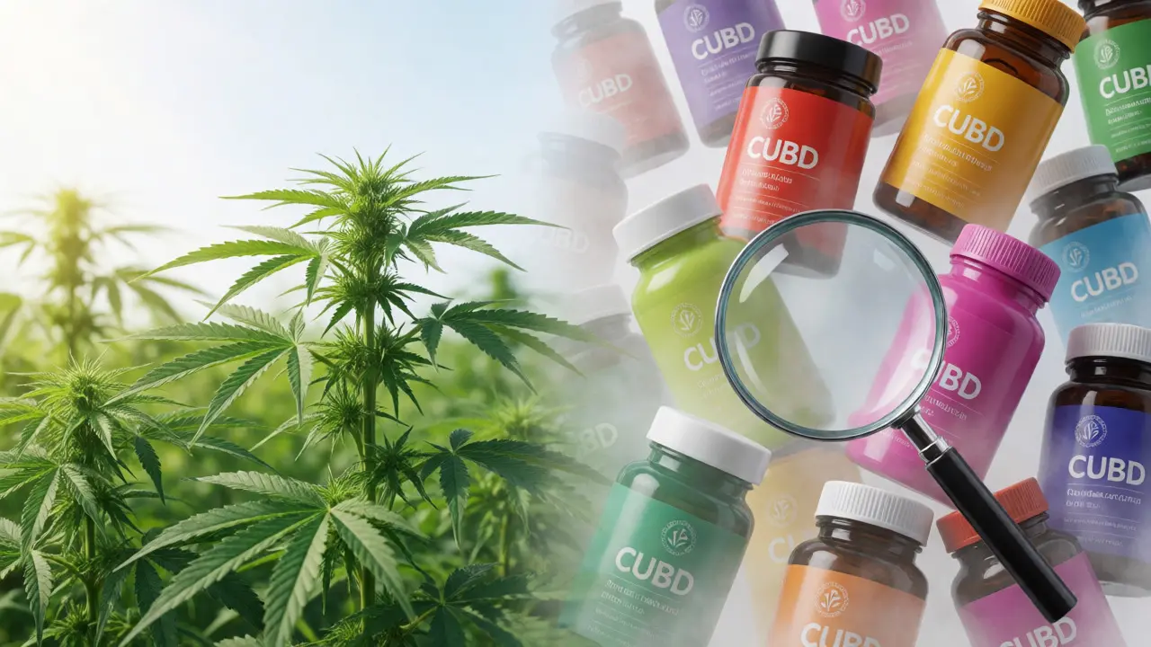 Kontrast mezi přírodními konopnými rostlinami a trhem s CBD produkty