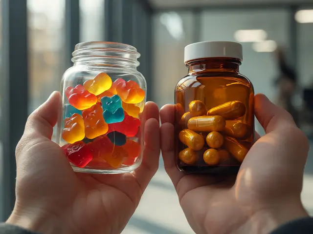 CBD gummies vs. CBD kapsle: Co je lepší pro vás?