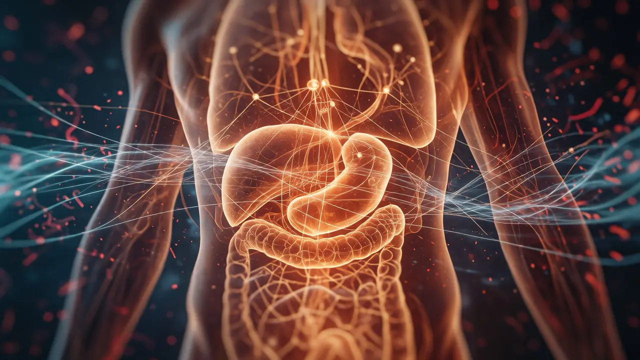 Konceptuální ilustrace endokanabinoidního systému jako termostatu rovnováhy